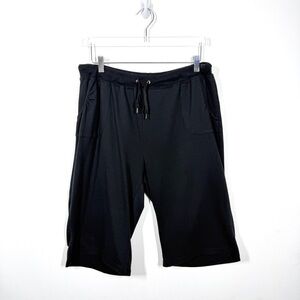 Zena Sport Women’s 3X Black Drawstring Lounge Athletic With Pockets Shorts